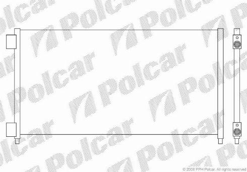 Polcar 3040K83X - Kondensators, Gaisa kond. sistēma autodraugiem.lv