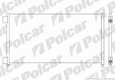 Polcar 3040K8C3 - Kondensators, Gaisa kond. sistēma autodraugiem.lv
