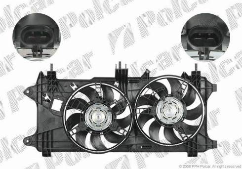 Polcar 304123W5 - Ventilators, Motora dzesēšanas sistēma autodraugiem.lv