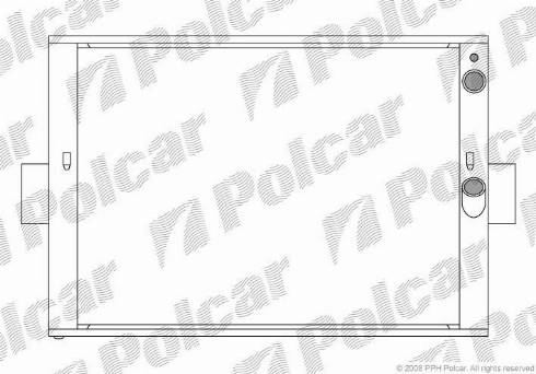 Polcar 305008-3 - Radiators, Motora dzesēšanas sistēma autodraugiem.lv