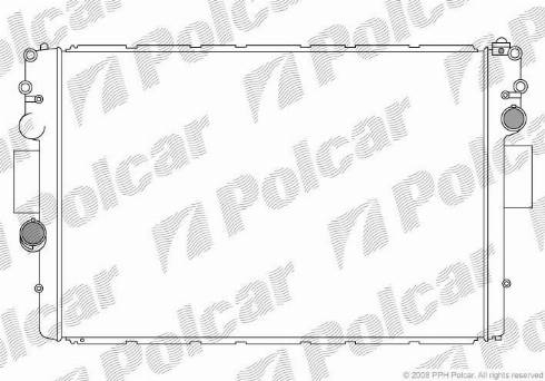 Polcar 3052085X - Radiators, Motora dzesēšanas sistēma autodraugiem.lv