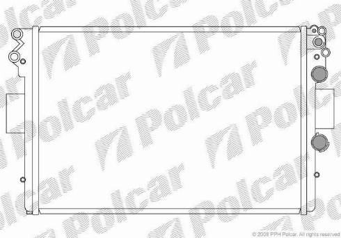 Polcar 3052082X - Radiators, Motora dzesēšanas sistēma autodraugiem.lv