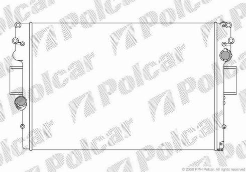 Polcar 305208A5 - Radiators, Motora dzesēšanas sistēma autodraugiem.lv