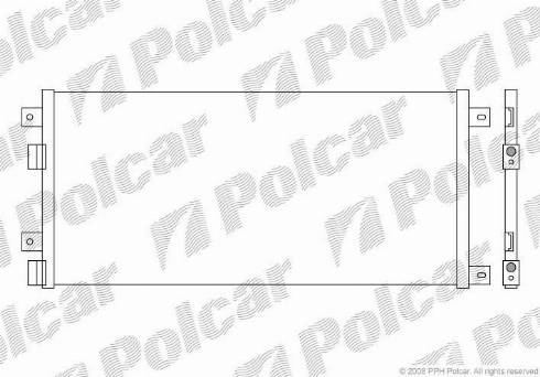 Polcar 3052K82X - Kondensators, Gaisa kond. sistēma autodraugiem.lv