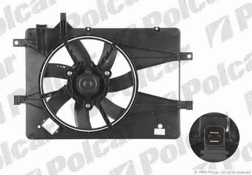 Polcar 300623W6 - Ventilators, Motora dzesēšanas sistēma autodraugiem.lv