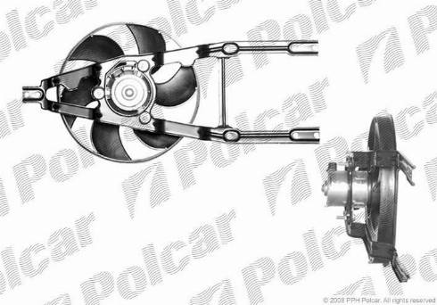 Polcar 300123W2 - Ventilators, Motora dzesēšanas sistēma autodraugiem.lv