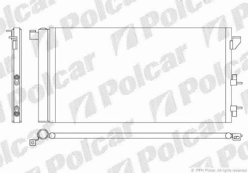 Polcar 3003K81X - Kondensators, Gaisa kond. sistēma autodraugiem.lv