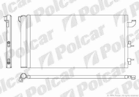 Polcar 3003K82X - Kondensators, Gaisa kond. sistēma autodraugiem.lv