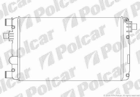 Polcar 3002081X - Radiators, Motora dzesēšanas sistēma autodraugiem.lv