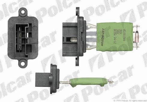 Polcar 3002KST3X - Rezistors, Salona ventilators autodraugiem.lv