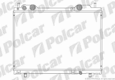 Polcar 301908-8 - Radiators, Motora dzesēšanas sistēma autodraugiem.lv