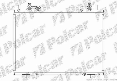 Polcar 3018087X - Radiators, Motora dzesēšanas sistēma autodraugiem.lv