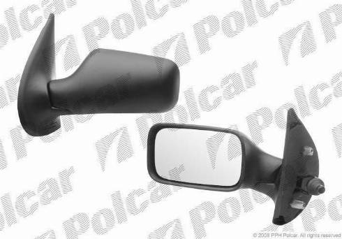 Polcar 3017522M - Ārējais atpakaļskata spogulis autodraugiem.lv