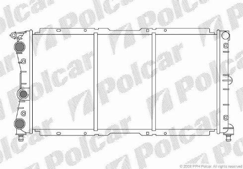 Polcar 301708-4 - Radiators, Motora dzesēšanas sistēma autodraugiem.lv