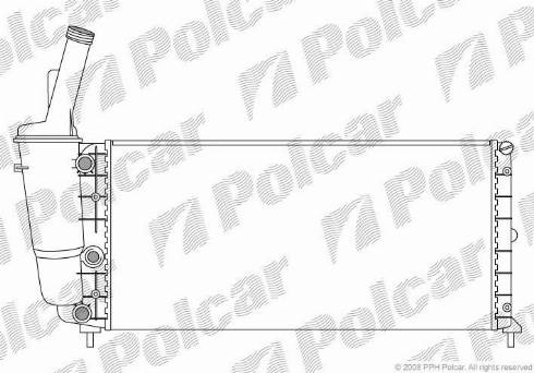 Polcar 301708-0 - Radiators, Motora dzesēšanas sistēma autodraugiem.lv