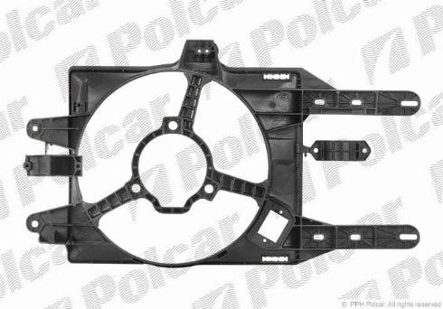 Polcar 301723-6 - Ventilators, Motora dzesēšanas sistēma autodraugiem.lv