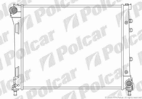 Polcar 3035083X - Radiators, Motora dzesēšanas sistēma autodraugiem.lv