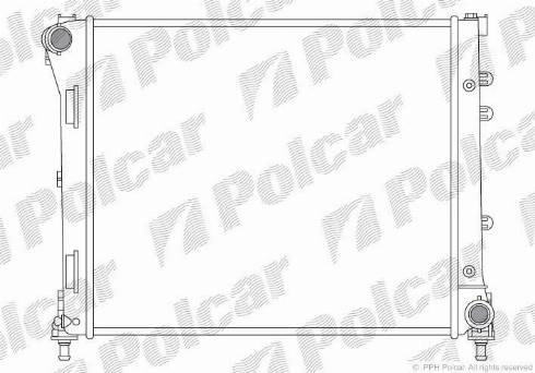 Polcar 303508-3 - Radiators, Motora dzesēšanas sistēma autodraugiem.lv