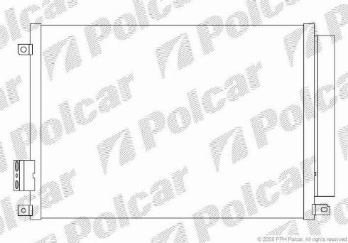 Polcar 3035K81X - Kondensators, Gaisa kond. sistēma autodraugiem.lv