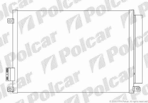 Polcar 3035K8C1 - Kondensators, Gaisa kond. sistēma autodraugiem.lv