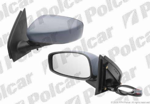 Polcar 3030524M - Ārējais atpakaļskata spogulis autodraugiem.lv