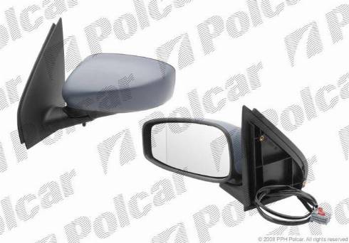 Polcar 3030515M - Ārējais atpakaļskata spogulis autodraugiem.lv