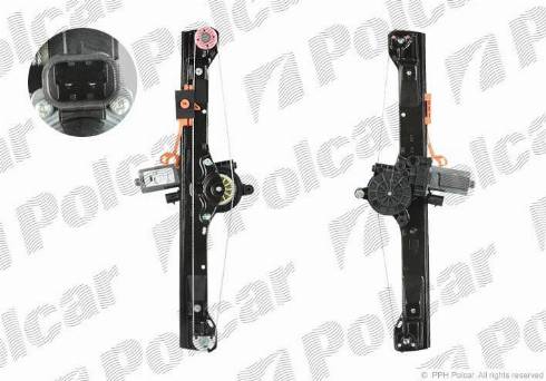Polcar 3024PSE3 - Stikla pacelšanas mehānisms autodraugiem.lv