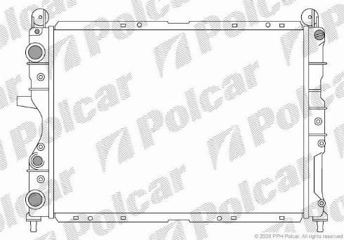 Polcar 3026085X - Radiators, Motora dzesēšanas sistēma autodraugiem.lv