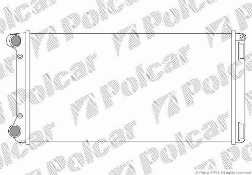 Polcar 302308A4 - Radiators, Motora dzesēšanas sistēma autodraugiem.lv