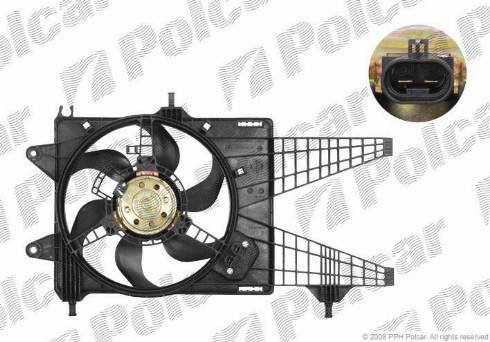 Polcar 302323W4 - Ventilators, Motora dzesēšanas sistēma autodraugiem.lv