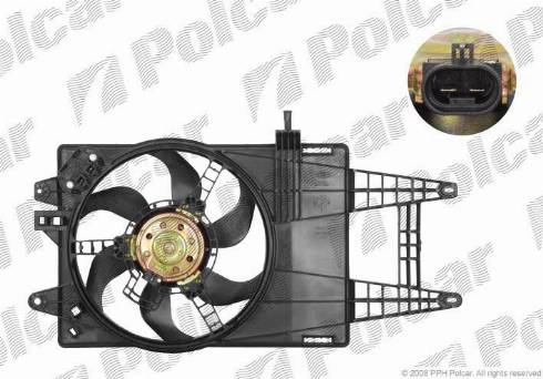 Polcar 302323W3 - Ventilators, Motora dzesēšanas sistēma autodraugiem.lv