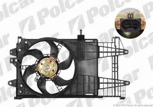 Polcar 302323W2 - Ventilators, Motora dzesēšanas sistēma autodraugiem.lv