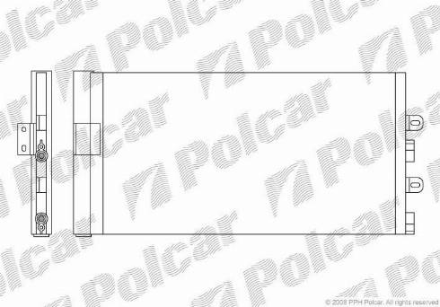 Polcar 3023K8C2 - Kondensators, Gaisa kond. sistēma autodraugiem.lv