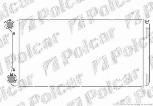 Polcar 3022084X - Radiators, Motora dzesēšanas sistēma autodraugiem.lv