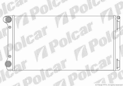 Polcar 302208A2 - Radiators, Motora dzesēšanas sistēma autodraugiem.lv