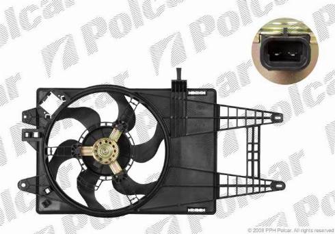 Polcar 302223W1 - Ventilators, Motora dzesēšanas sistēma autodraugiem.lv