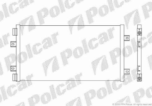 Polcar 3022K84X - Kondensators, Gaisa kond. sistēma autodraugiem.lv