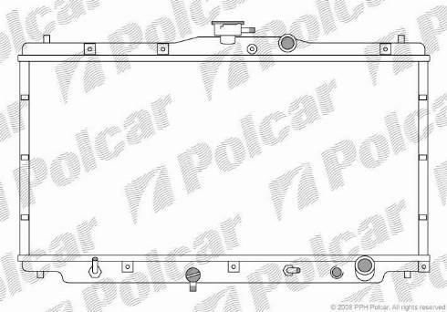 Polcar 381608-1 - Radiators, Motora dzesēšanas sistēma autodraugiem.lv