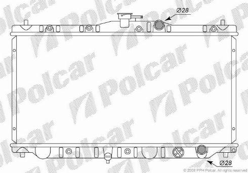 Polcar 381608-2 - Radiators, Motora dzesēšanas sistēma autodraugiem.lv