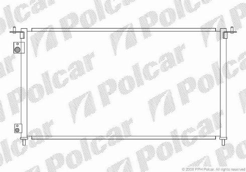 Polcar 3825K8C2 - Kondensators, Gaisa kond. sistēma autodraugiem.lv