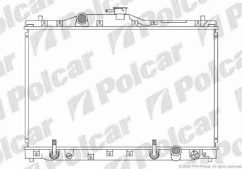 Polcar 382208-2 - Radiators, Motora dzesēšanas sistēma autodraugiem.lv