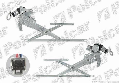 Polcar 3875PSE2 - Stikla pacelšanas mehānisms autodraugiem.lv