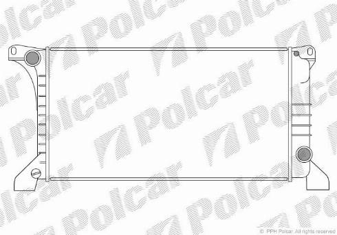 Polcar 324408-1 - Radiators, Motora dzesēšanas sistēma autodraugiem.lv