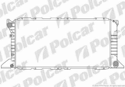 Polcar 324608-4 - Radiators, Motora dzesēšanas sistēma autodraugiem.lv