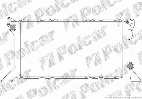 Polcar 324608-1 - Radiators, Motora dzesēšanas sistēma autodraugiem.lv