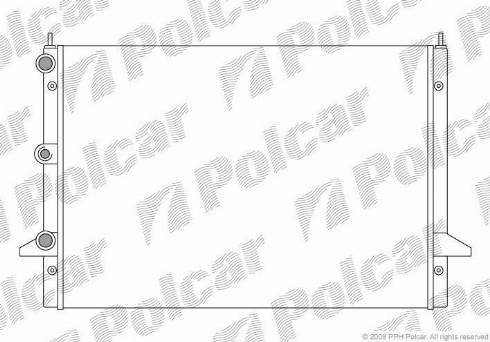 Polcar 3240082X - Radiators, Motora dzesēšanas sistēma autodraugiem.lv