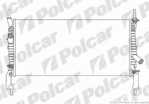 Polcar 3248082X - Radiators, Motora dzesēšanas sistēma autodraugiem.lv
