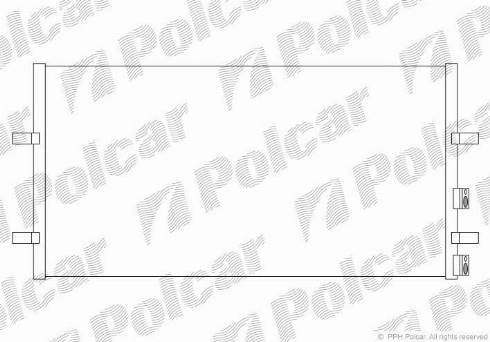 Polcar 3248K8C1 - Kondensators, Gaisa kond. sistēma autodraugiem.lv