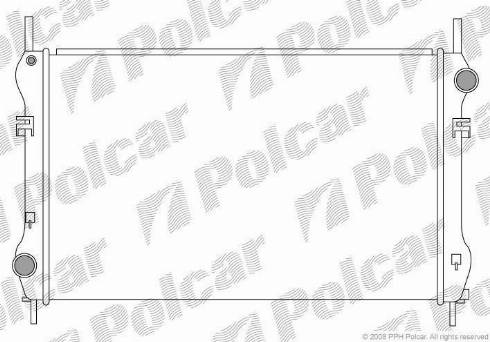 Polcar 324708-1 - Radiators, Motora dzesēšanas sistēma autodraugiem.lv