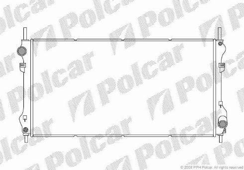 Polcar 3247083X - Radiators, Motora dzesēšanas sistēma autodraugiem.lv